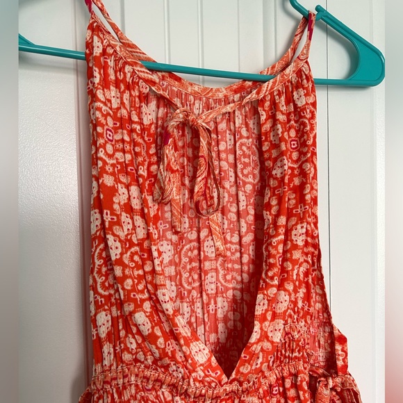 Free People Womens Mid Summers Day Printed Halter Tunic Top- Size S - Picture 4 of 8